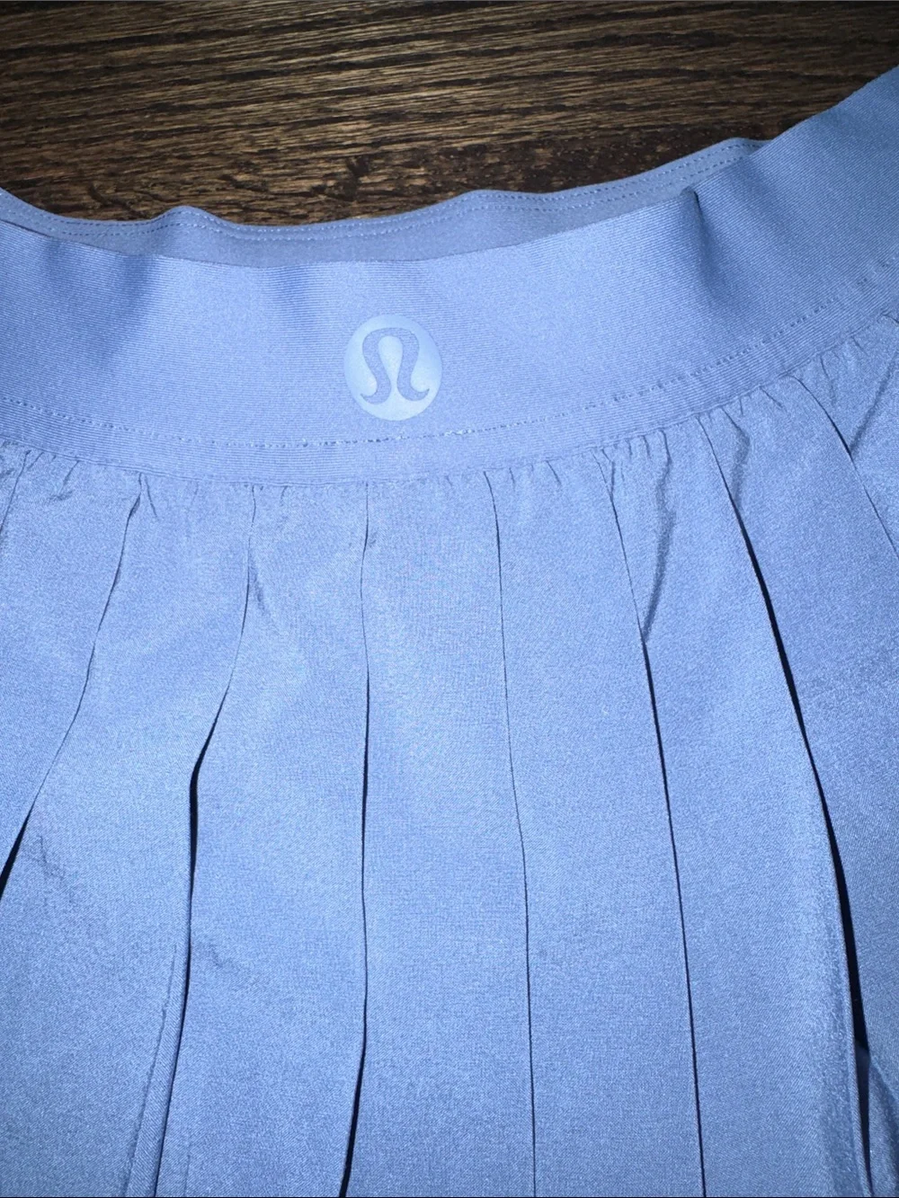 Lululemon High-Rise Pleated Tennis Skirt in Oasis Blue